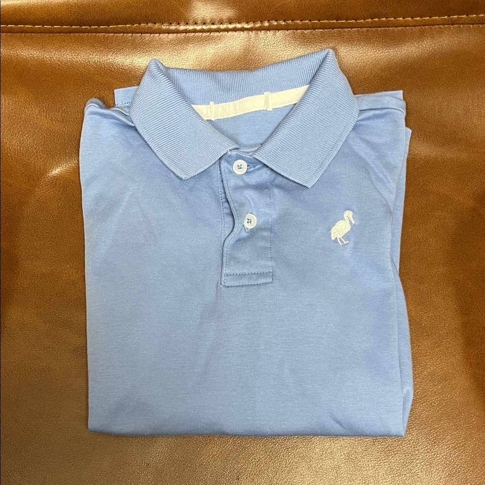 TBBC Long Sleeve Polo Blue
